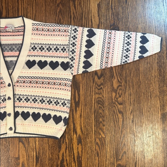 Vintage 90s Knit Valentines Sweater - Picture 9 of 13